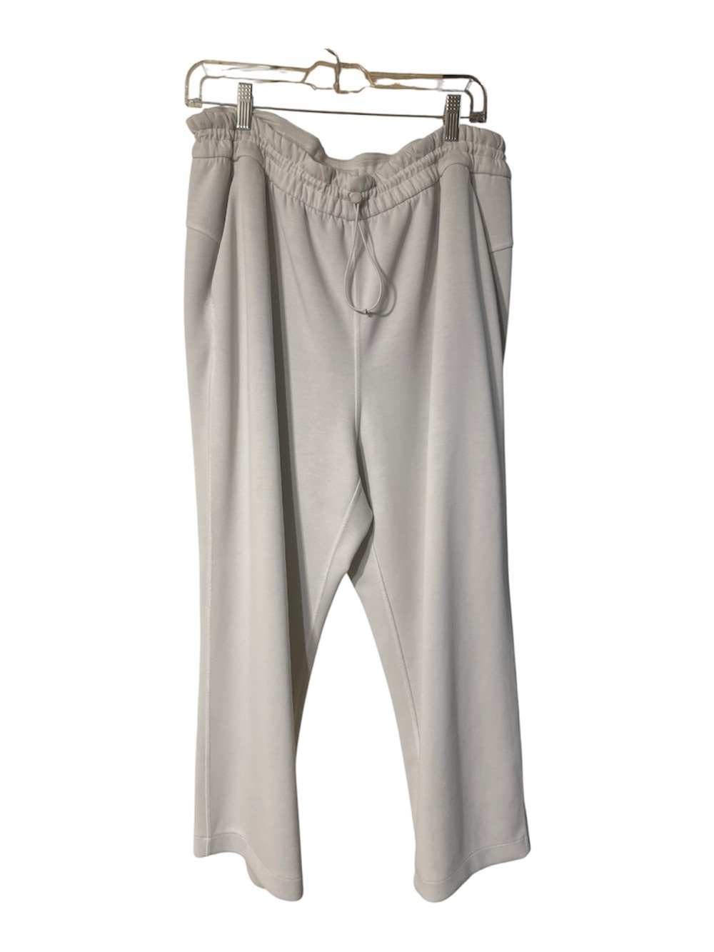 lululemon athletica Light Gray Wide-Leg Drawstring Capris
